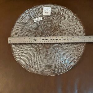 Noritake Hammock Round Glass Platter